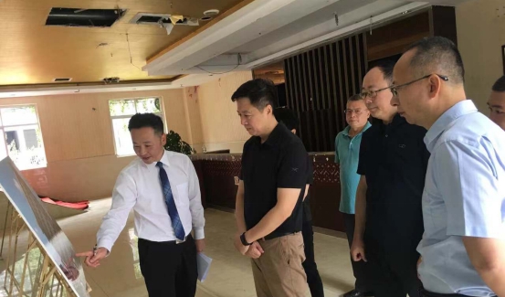 集团领导率队考察必发888酒店部分存量项目