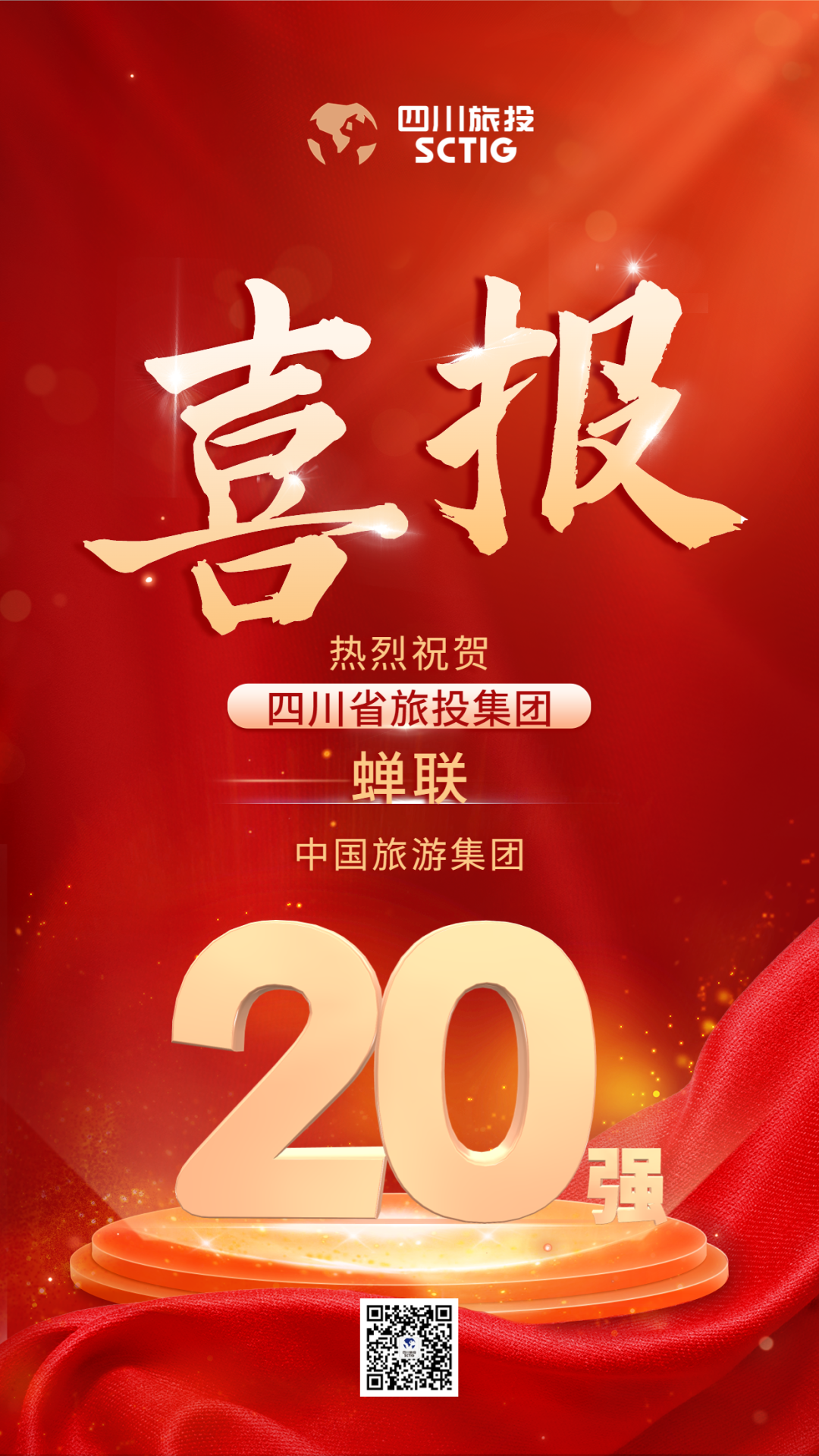 四川省必发888集团蝉联“中国旅游集团20强”