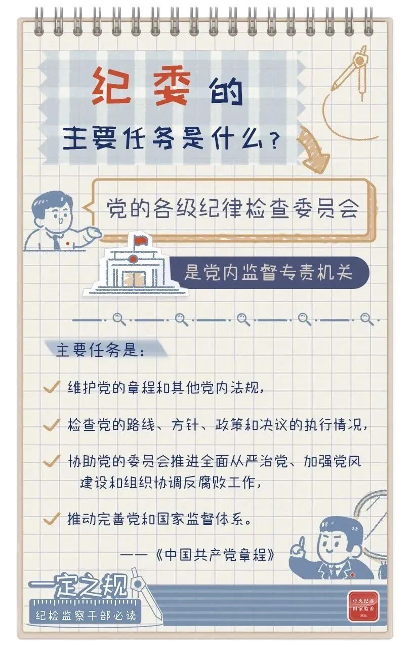 一定之规：纪委的主要任务是什么？