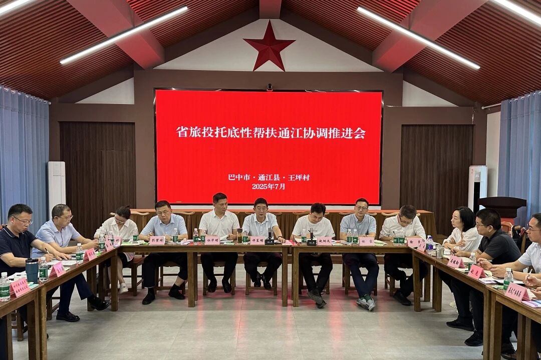 省必发888集团组织召开年中托底性帮扶通江工作协调推进会